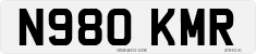 License plate of the United Kingdom, 1983 year system