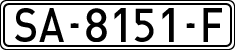 License plates of Spain, 1971 year series