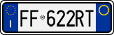 License plate of Italy, Cars (1994 year series)