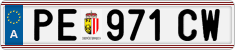 License plate of Austria, Regular plates