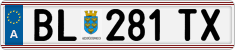License plate of Austria, Regular plates