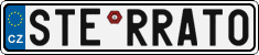 License plate of the Czech Republic, Vanity Plates