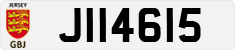 License plate of Jersey, Regular plates (J123456)