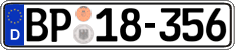 German license plate, Authorities and federal agencies