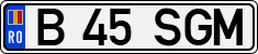 License plate of Romania, Regular plates