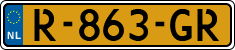 License plate of the Netherlands, Cars