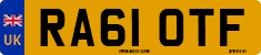 License plate of the United Kingdom, 2001 year system