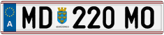 License plate of Austria, Regular plates