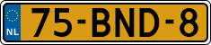 License plate of the Netherlands, Heavy Commercial Vehicles (1994 system)