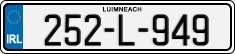 License plate of Ireland, Regular plates