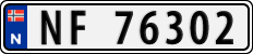 License plate of Norway, Cars