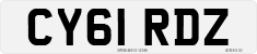 License plate of the United Kingdom, 2001 year system