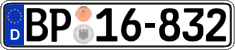 German license plate, Authorities and federal agencies