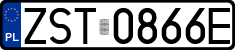 License plates of Poland, Regular car plates