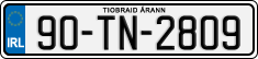 License plate of Ireland, Regular plates