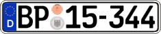 German license plate, Authorities and federal agencies