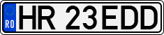 License plate of Romania, Regular plates