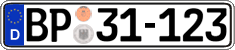 German license plate, Authorities and federal agencies
