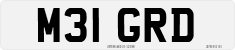 License plate of the United Kingdom, 1983 year system