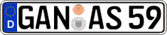 German license plate, Regular plates