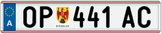 License plate of Austria, Regular plates