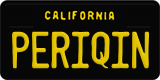 California, Vanity Plates