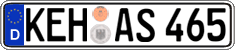 German license plate, Regular plates