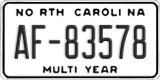 North Carolina, Multi Year (AB-12345)