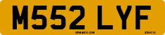 License plate of the United Kingdom, 1983 year system