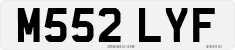 License plate of the United Kingdom, 1983 year system