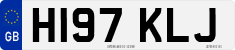 License plate of the United Kingdom, 1983 year system