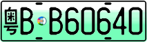 License plate of China, Electric vehicles