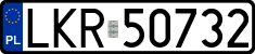 License plates of Poland, Regular car plates