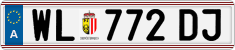 License plate of Austria, Regular plates