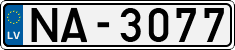 License plate of Latvia, Regular car plates