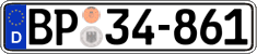 German license plate, Authorities and federal agencies