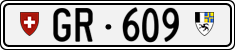 License plate of Switzerland, Cars