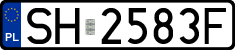 License plates of Poland, Regular car plates