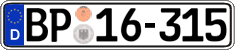 German license plate, Authorities and federal agencies