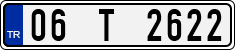 License plate of Turkey, Regular plates