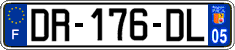 French license plate, SIV (ordinary)