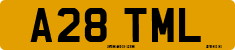 License plate of the United Kingdom, 1983 year system