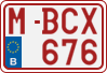 License plate of Belgium, Regular plates (2010)