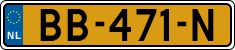 License plate of the Netherlands, Heavy Commercial Vehicles (1994 system)