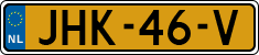 License plate of the Netherlands, Cars