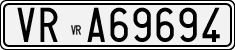 License plate of Italy, Cars (1927 year series)