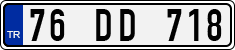 License plate of Turkey, Regular plates