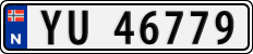 License plate of Norway, Cars