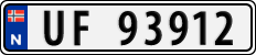 License plate of Norway, Cars