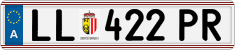 License plate of Austria, Regular plates